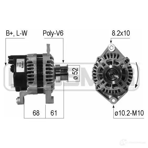 Генератор ERA FC4T J 210676 1942690