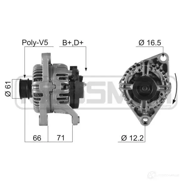 Генератор ERA 210287 R1GT TWJ 1942317 изображение 0