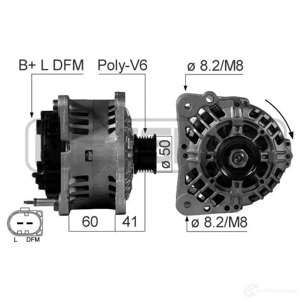 Генератор ERA 1942590 3ZH DS 210568