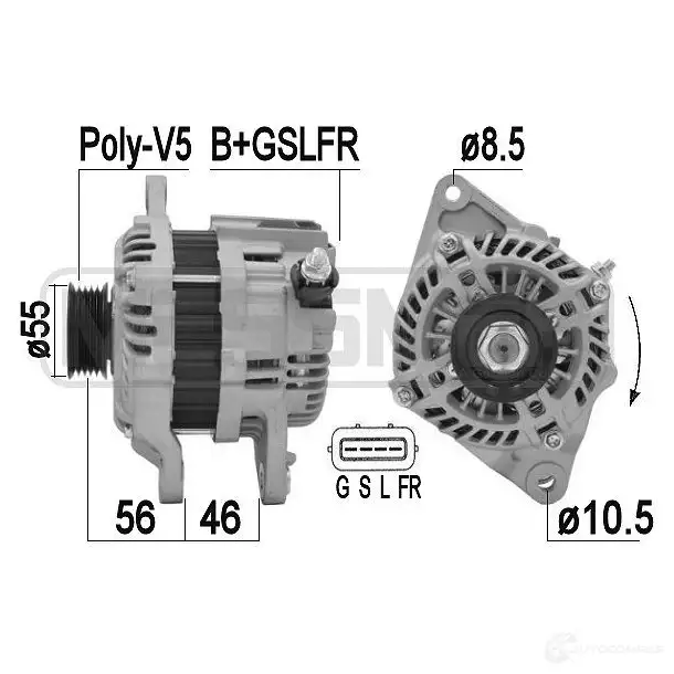 Генератор ERA 1437428052 B6G UR 209448A изображение 0