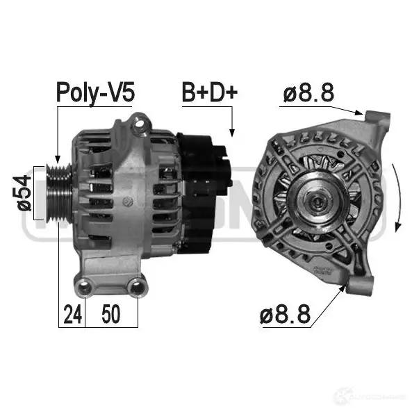 Генератор ERA 1941949 209340 Y78JB Q