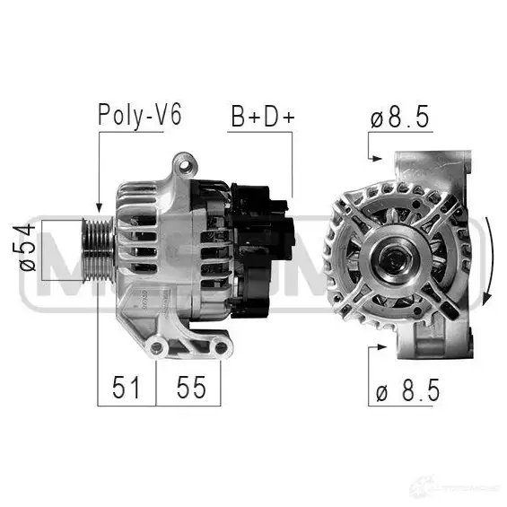 Генератор ERA 1942847 LSI V5J1 210839