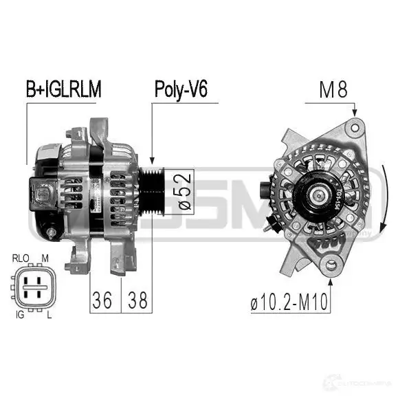 Генератор ERA V VZ05G 210840 1942848 изображение 0