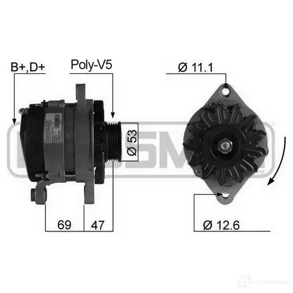 Генератор ERA 210071A LW6T4 G 1438236710 изображение 0