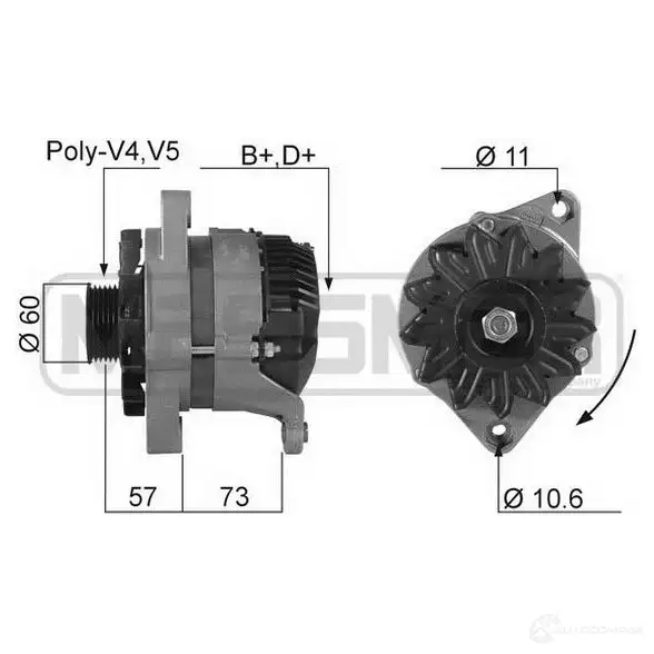 Генератор ERA 9F 78UWV 210221A 1438236717 изображение 0