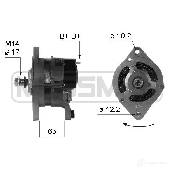 Генератор ERA 1438236720 JK0 3X 210248A