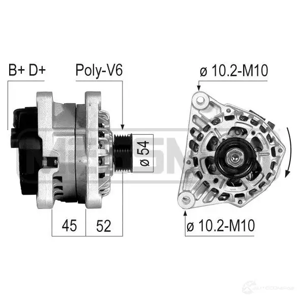 Генератор ERA 1437427069 TURPW XY 210239A