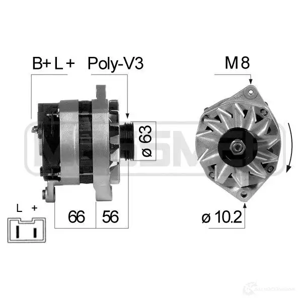 Генератор ERA G GYE3GK 1438236785 210092A