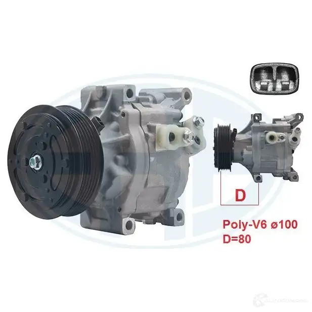 Компрессор кондиционера ERA 670016 1438639776 ZLIFP 9 - Изображение 1
