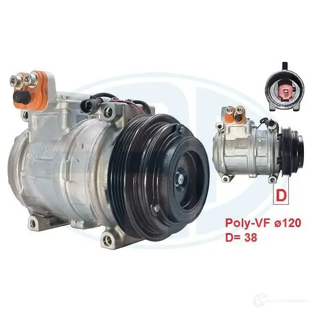 Компрессор кондиционера ERA 1438639888 Y N22DQG 670143 - Изображение 1