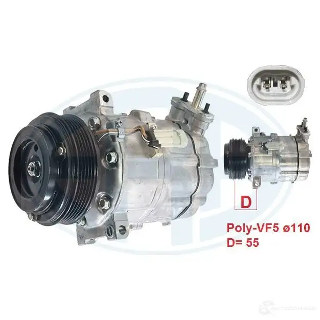 Компрессор кондиционера ERA 1438639938 670103 Z JSAD изображение 0