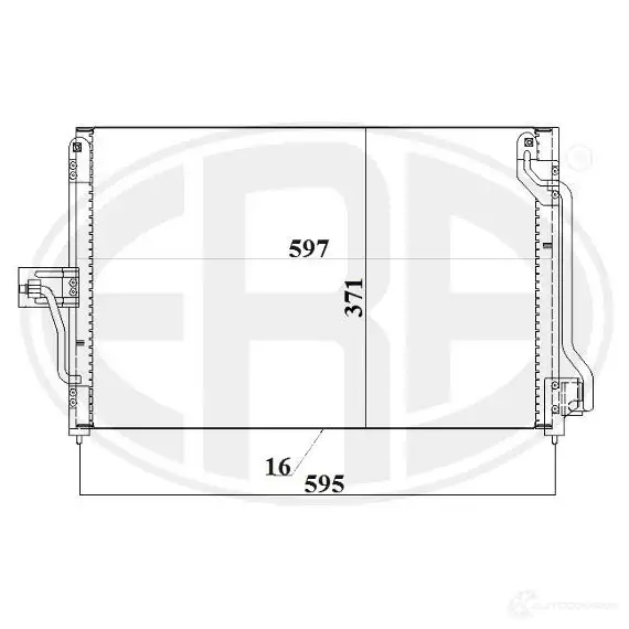 Радиатор кондиционера ERA 1425060175 667207 G EHSBT изображение 0