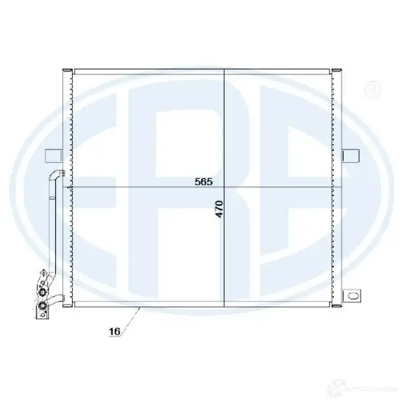 Радиатор кондиционера ERA JE3X RD 667230 1438646127 изображение 0