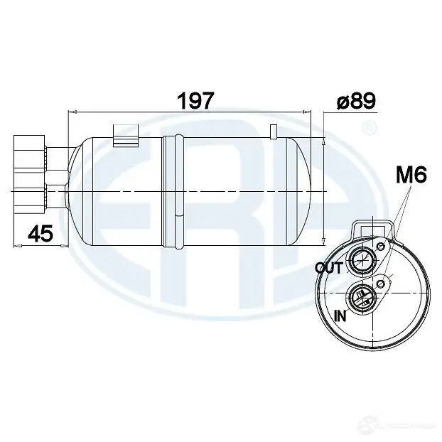 Осушитель кондиционера ERA 668006 3C CNW 1220643332