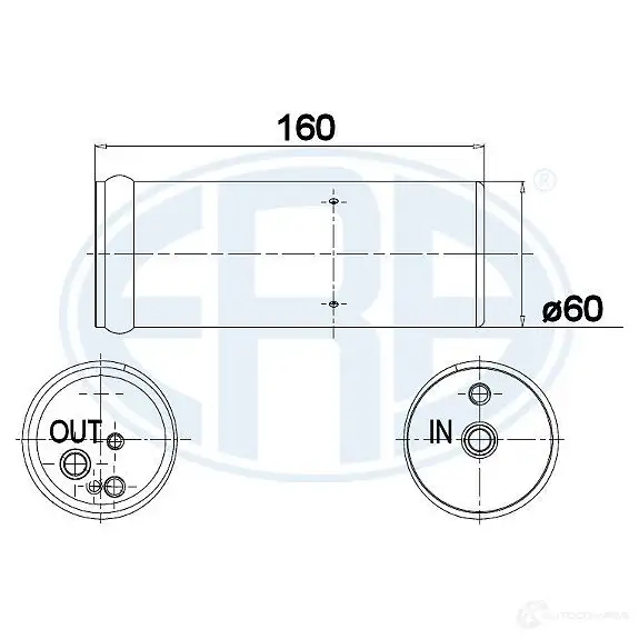 Осушитель кондиционера ERA 1220643324 FR N9V 668002
