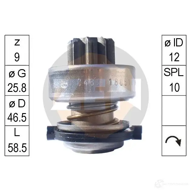 Бендикс ERA V9 PIW 1438016537 ZN0482