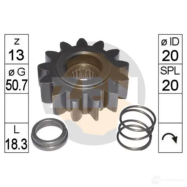 Бендикс стартера ERA T069J 5 ZN9791 1439052569 изображение 0