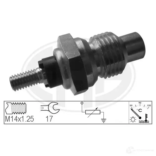 Датчик температуры охлаждающей жидкости ERA 330084 LO JR4 1946935 изображение 0
