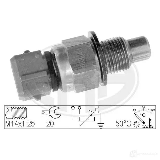 Датчик температуры охлаждающей жидкости ERA 9C UIJ 330155 1947005