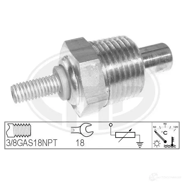 Датчик температуры охлаждающей жидкости ERA 330608 1947447 3 J7SZ изображение 0