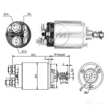 Втягивающее реле ERA XMXQUD 9 ZM740 1439249787 изображение 0