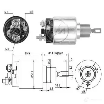 Втягивающее реле ERA ZM778C Z3FZ V7 1439249946 изображение 0