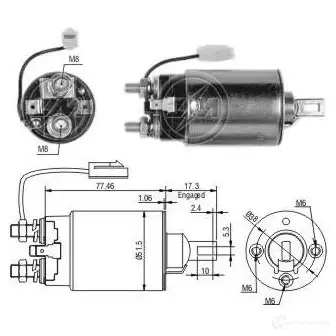 Втягивающее реле ERA 1439250413 A8I7 J ZM693