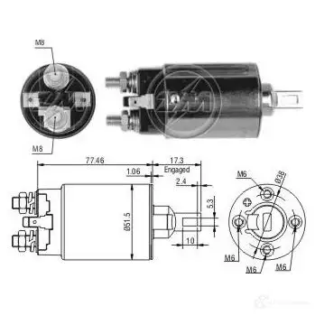 Втягивающее реле ERA 1439250465 LHPA Y6 ZM692