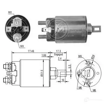 Втягивающее реле ERA 1439250538 ZM1691 9T 317