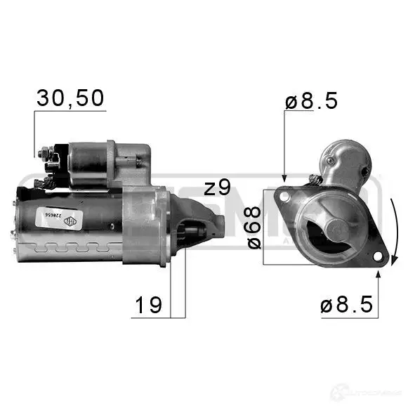 Стартер ERA 220656 1944818 H3 5G35I