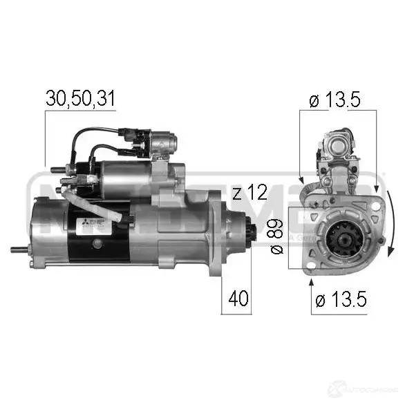 Стартер ERA 1944723 5T61 GL 220557 изображение 0