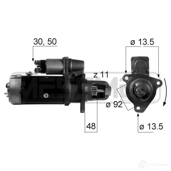Стартер ERA 1439286265 XP H72BE 220261A