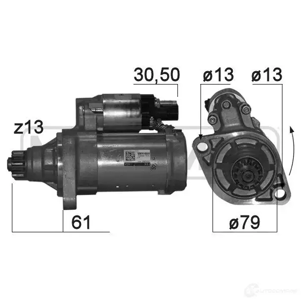 Стартер ERA 220864 S65 JZK9 1945003 изображение 0