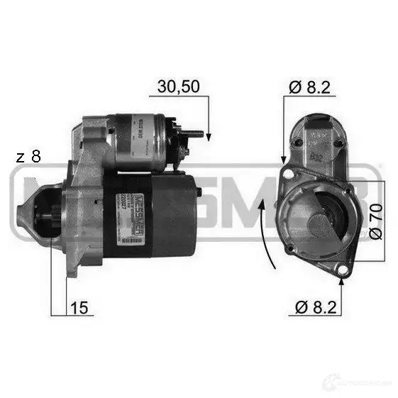 Стартер ERA 220027A ZCOM 9 1439286329 - Изображение 1