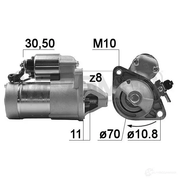 Стартер ERA 1439286335 220197A VC TY2 изображение 0