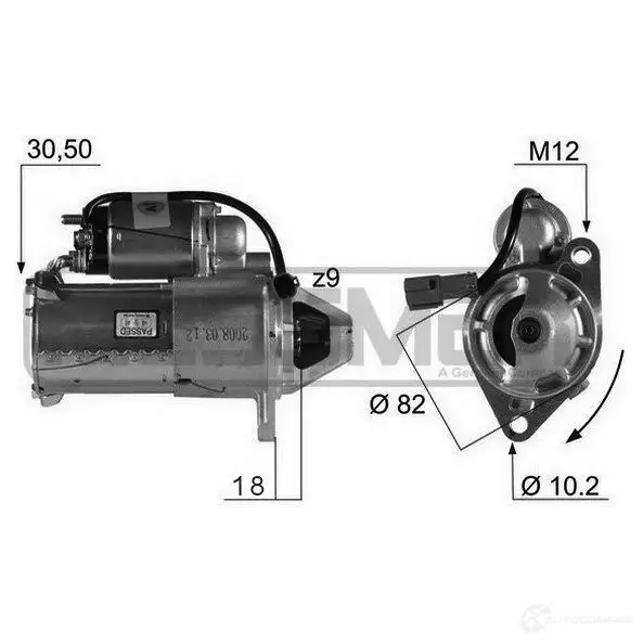 Стартер ERA 220119A 1439286462 2U EE4 изображение 0