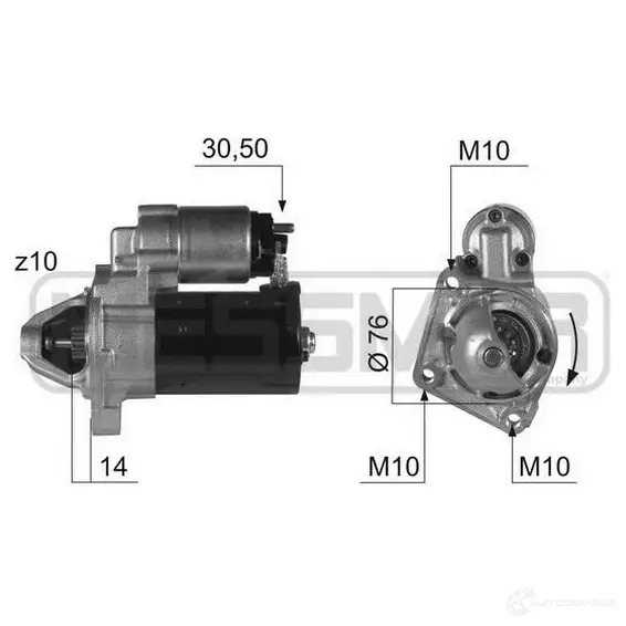 Стартер ERA GS6S 0 1439286487 220411A