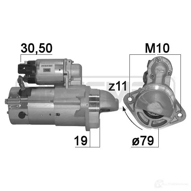 Стартер ERA 1944994 220854 2G606 7 изображение 0