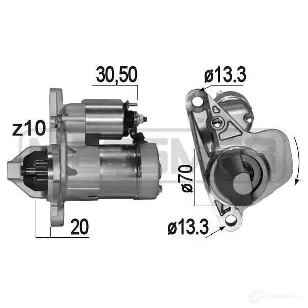 Стартер ERA 220847 1944989 GXXS DM