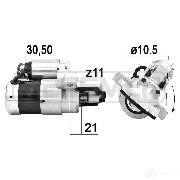 Стартер ERA X QCDD 1439286537 220921A изображение 0