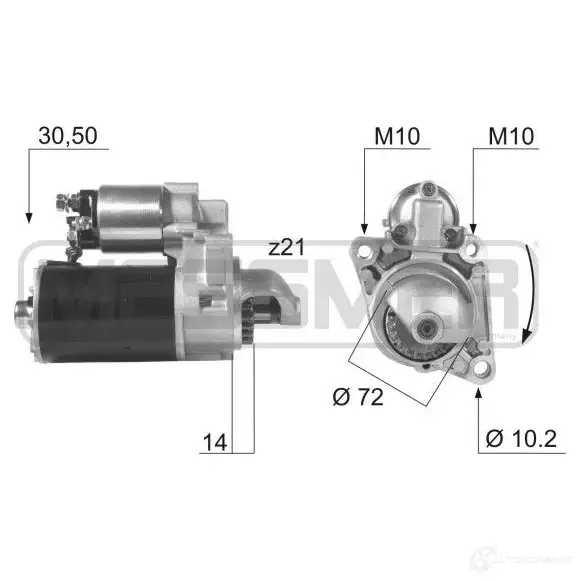 Стартер ERA 220034A 1439286586 3AK2 W4