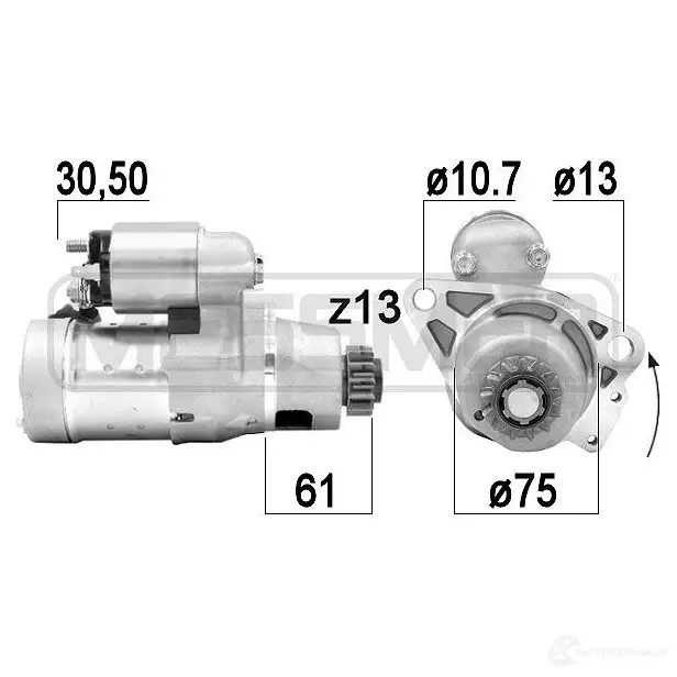Стартер ERA U FK5T5 1439286610 220845A изображение 0