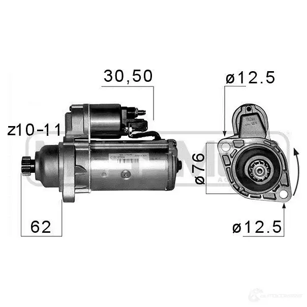 Стартер ERA 1439286654 220141A D RG564K изображение 0