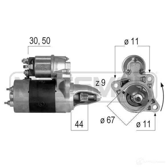 Стартер ERA YMM VF 220173R 1439286680 изображение 0