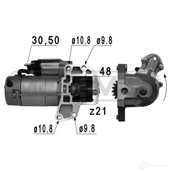 Стартер ERA 8Q YBTY 220801A 1439286683 изображение 0