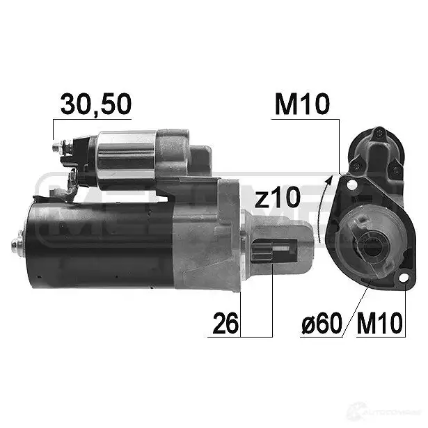 Стартер ERA VWLWI 58 1439286693 220951A изображение 0