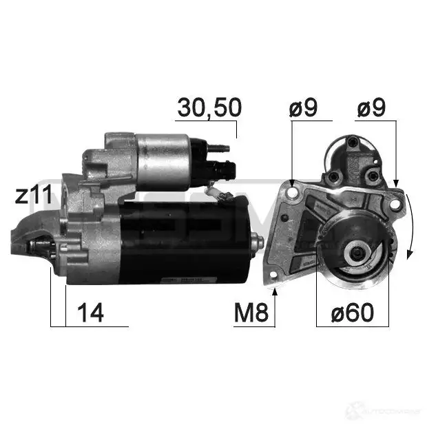 Стартер ERA 2YM SD 220873A 1439286771