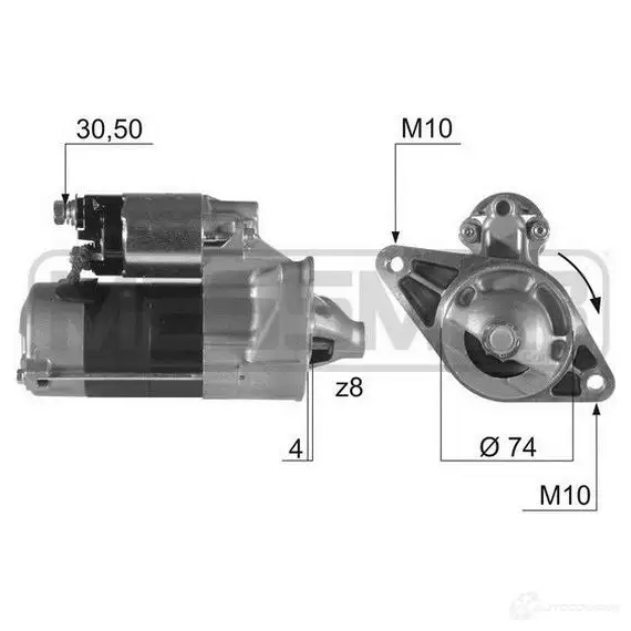 Стартер ERA 220209A 1439286777 HAPKO 4T