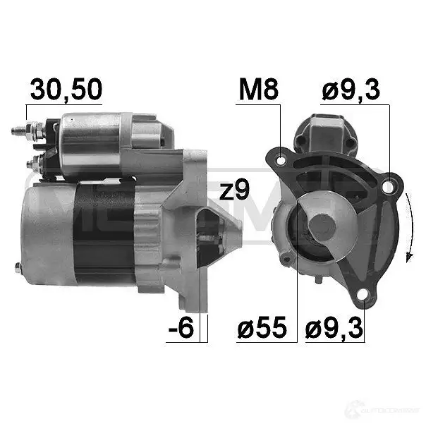 Стартер ERA 1944566 TA8GK 5 220392 изображение 0