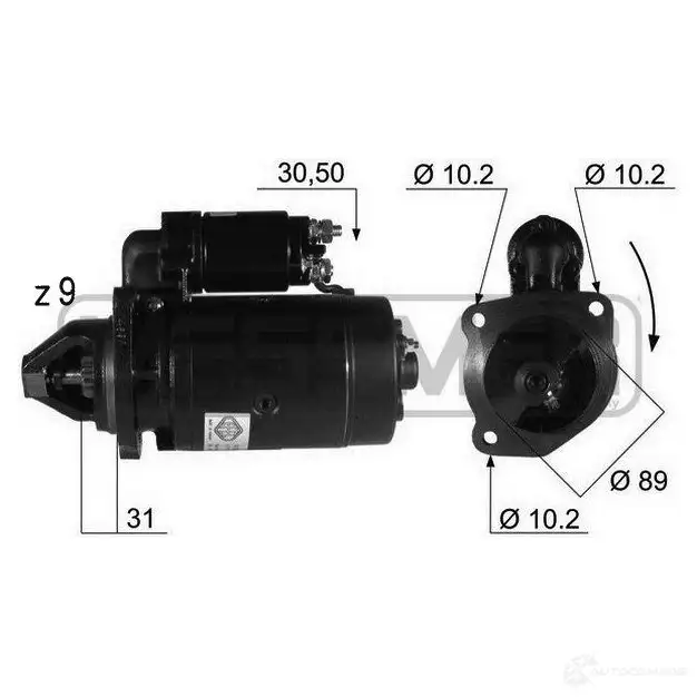 Стартер ERA 1439286851 ZO DGX4U 220011A